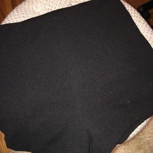 Stretchy Black Short Shorts